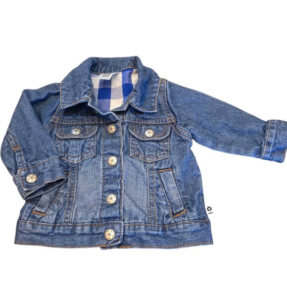 CARTER'S Girl's Denim Jacket sz 6m - Picture 1 of 4